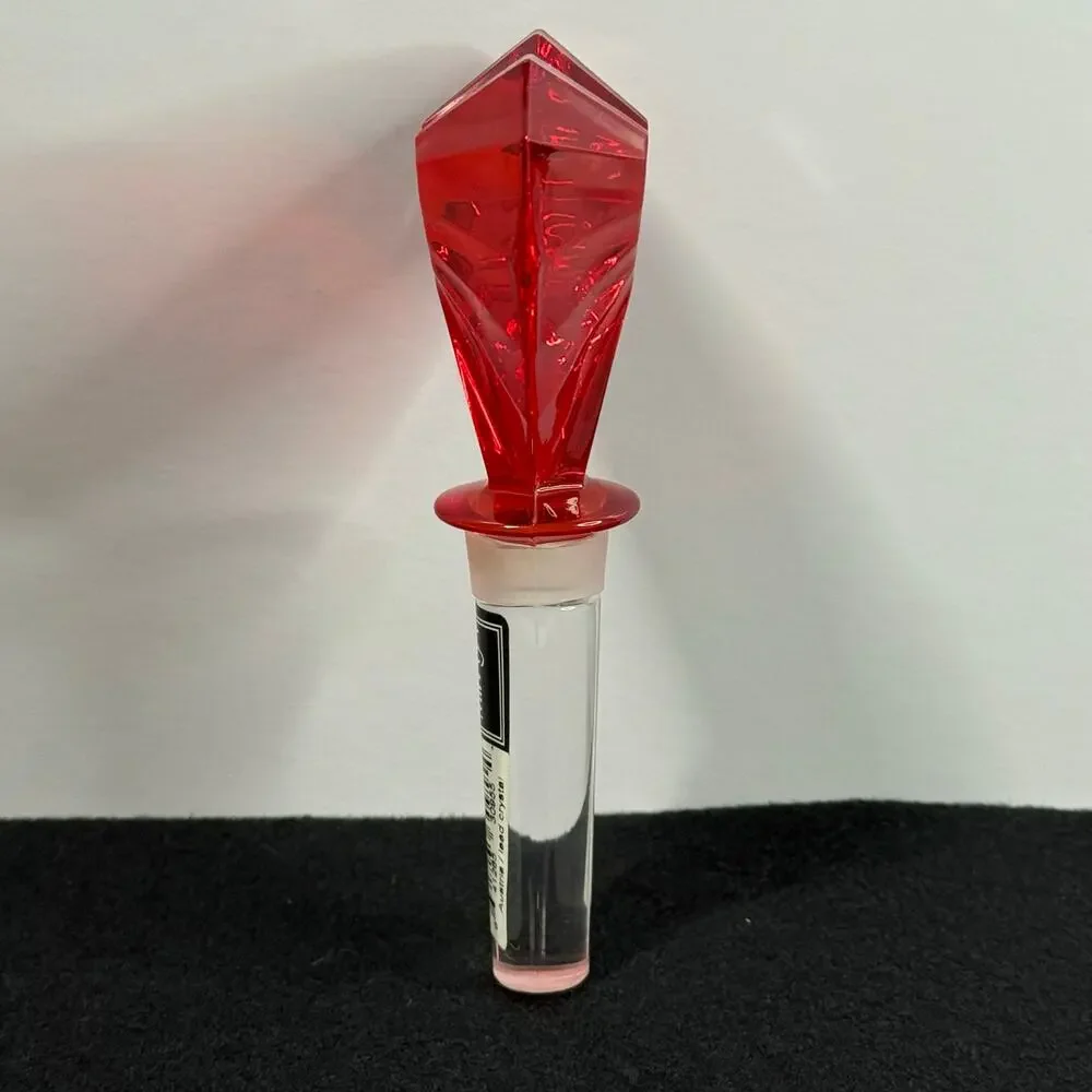 Mikasa Venus Red Crystal Heart Wine Bottle Stopper – New in‎ Box Valentine Gift